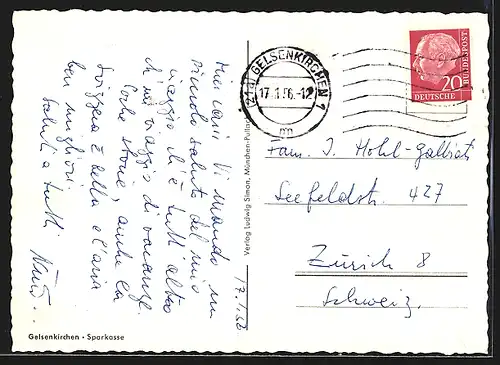 AK Gelsenkirchen, Partie an der Sparkasse