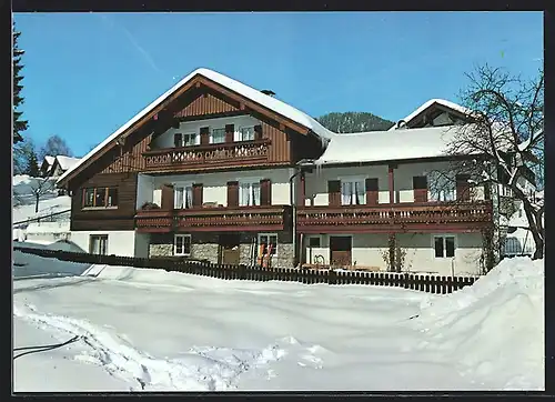 AK Ruhpolding /Obb., Frühstückspension Konrad und Erika Gehmacher, Dr. Kleitnerstrasse 1