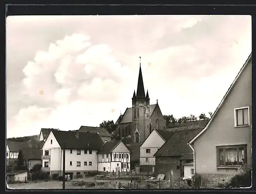 AK Holpe /Bez. Köln, Kirche im Ortsbild