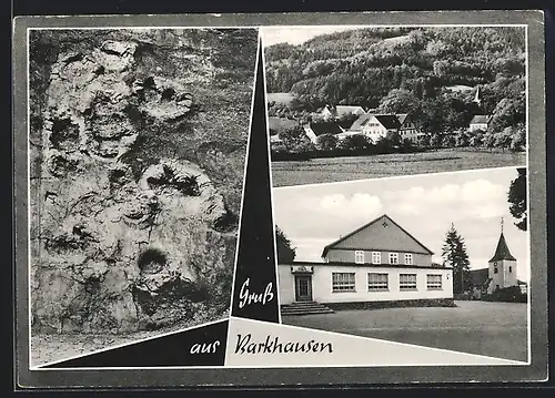 AK Barkhausen / Bad Essen, Gasthaus Spieker, Saurierspuren