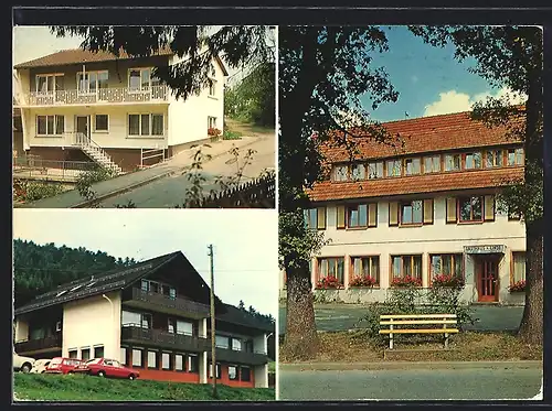AK Glatten /Schwarzwald, Gasthof zur Linde mit Gästehaus und Haus am Walde