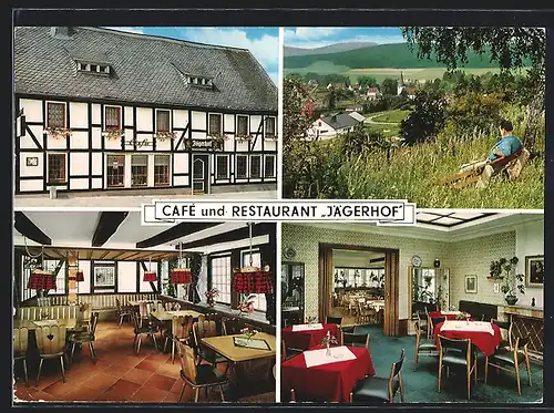 AK Eslohe /Sauerland, Cafe und Restaurant Jägerhof