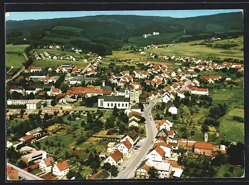 AK Weiskirchen / Saar, Ortsansicht aus der Vogelschau