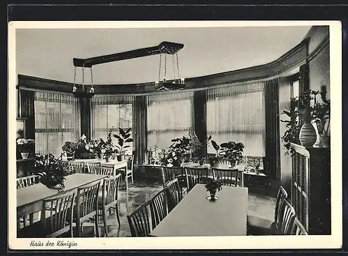 AK Bad Salzuflen, Hotel Haus der Königin und Haus Barbara, Roonstrasse 7-9