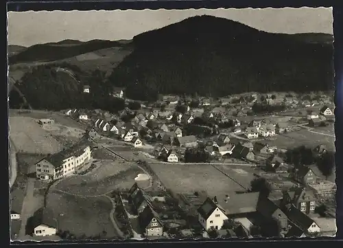 AK Willingen /Waldeck, Ortsansicht aus der Vogelschau