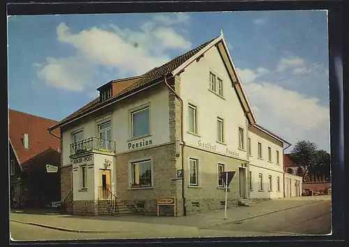 AK Zollhaus-Blumberg, Gasthaus-Pension Adler-Post