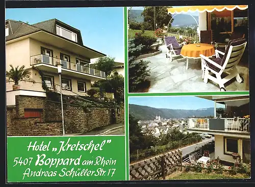 AK Boppard am Rhein, Hotel Kretschel, Andreas Schüller-Strasse 17