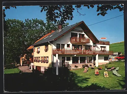 AK Herrenschwand b. Todtmoos, Gasthaus-Pension Waldfrieden, Bes. Hilde Flum