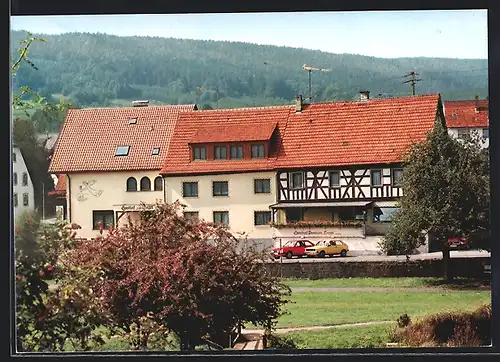 AK Neustadt /Main, Gasthof-Hotel-Pension Zum Engel, Inh. Fam. Riedmann, Hauptstrasse 1, VW Golf