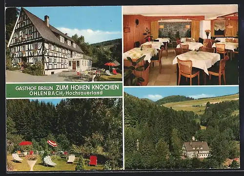 AK Ohlenbach /Hochsauerland, Gasthof Braun Zum hohen Knochen