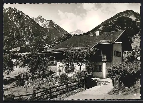 AK Bad Oberdorf /Allgäu, Gästehaus Haus in der Sonne, Inh. Fr. u. R. Weigmann