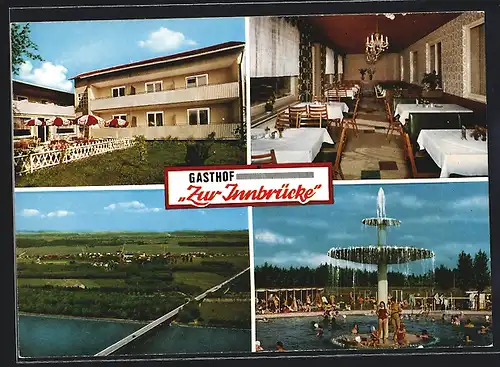AK Bad Füssing-Egglfing, Gasthof-Pension Zur Innbrücke, Inh. A. u. H. Fenzl