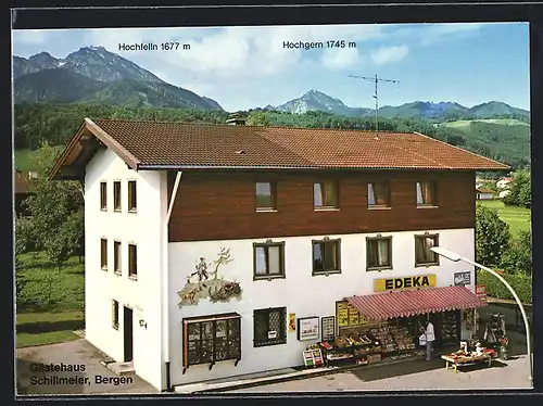 AK Bergen / Chiemgau, Gästehaus Schillmeier, Edeka