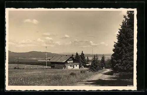 AK Marktredwitz, Haus des D.A.V. im Steinwald