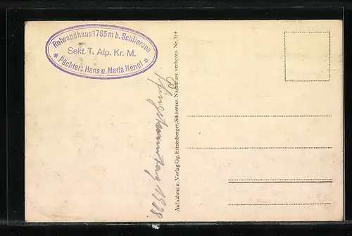 AK Rotwandhaus, T. A. K. M. mit Gipfel