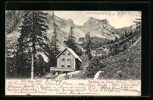 AK Otto Mayr-Hütte, Rheinthal bei Füssen