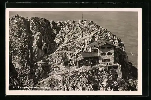 AK Reichenhaller-Haus, Gesamtansicht mit Hochstaufen