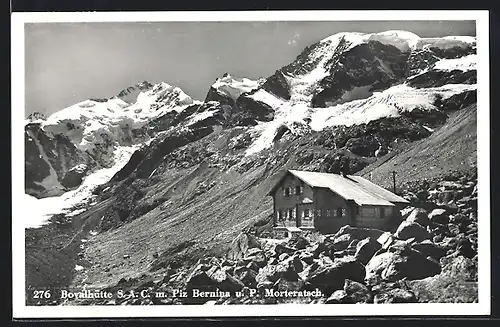 AK Boyalhütte, Berghütte am Piz Bernina und Piz Morteratsch