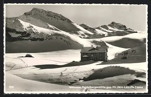 AK Heidelbergerhütte gegen Piz davo Lais-Piz Tasna