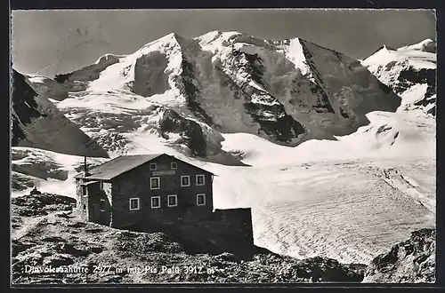 AK Diavolezzahütte, Berghütte am Piz Palü