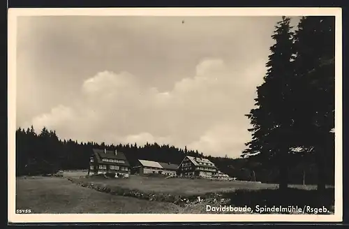 AK Davidsbaude bei Spindelmühle im Riesengebirge