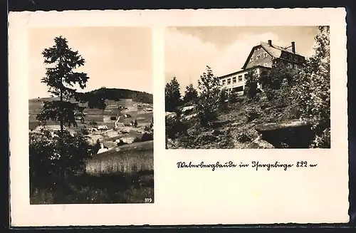 AK Friedrichswald, Weberbergbaude, Ortsansicht