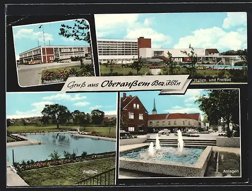 AK Oberaussem, Realschule, Hallen und Freibad, Freibad, Anlagen