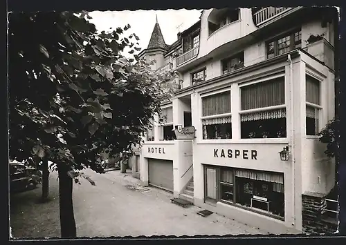 AK Bad Salzig, Partie am Hotel Kasper