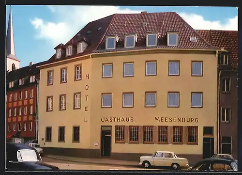 AK Meesenburg, Hotel und Gasthof von Elisabeth Hufnagel, Pleicher-Tor-Strasse 8