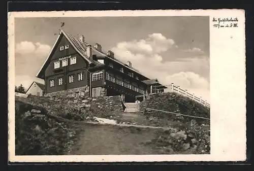 AK Blick auf die Heufuderbaude