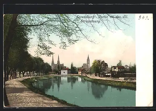 AK Strassburg, Partie an der Ill