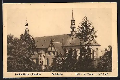 AK Molsheim, Südseite der Jesuitenkirche