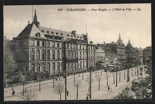 AK Strasbourg, Place Broglie, L`Hôtel de Ville