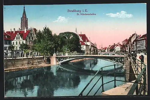 AK Strassburg i. E., St. Nikolausstaden