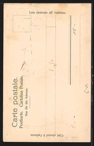 Lithographie Schweiz, Helvetia mit Fahne, Wappen der Kantone