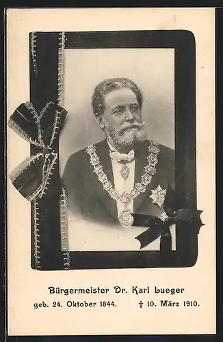 AK Bürgermeister Carl Lueger, 1844-1910