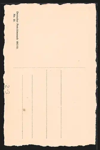 Künstler-AK Coburg-Gotha`scher Postillon, Briefträger mit Pferden