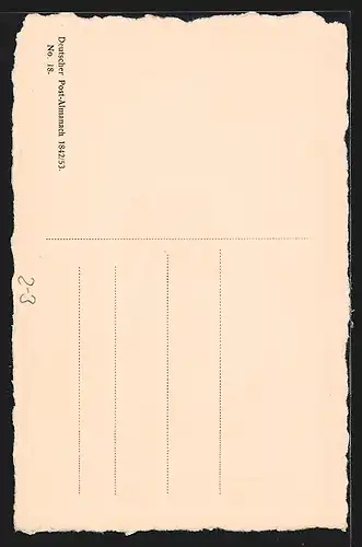 AK Königlich Preussischer Postillon mit Posthorn