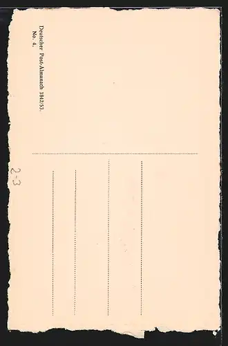 AK Königlich Bayerischer Postillon in Uniform mit Posthorn