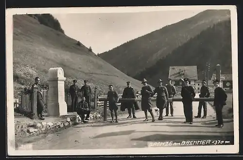 AK Brennergrenze mit Soldaten