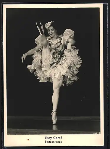 AK Lissy Corsé auf Spitzenschuhen
