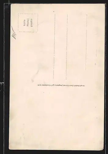 AK Lizzie Olschansky, Dänische Tanz- und Springkünstlerin mit einem Tamburin