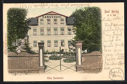 AK Bad Berka a. d. Ilm, Hotel Villa Sanssouci