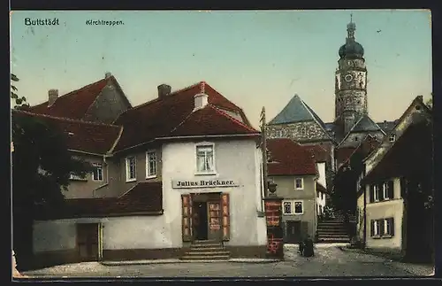 AK Buttstädt, Kirchtreppen