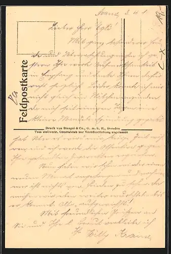 AK Neufchatel, Jägerhof, Kantine