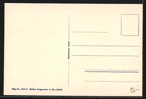 AK Erlenbach, Strassenpartie mit Wohnhäusern
