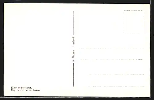 AK Amriswil, Obere Bahnhofstrasse mit Kaufhaus