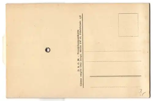 Revolver-AK Trier, Porta Nigra, Amphitheater, Dom mit Marienkapelle, Römerbrücke