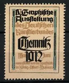 Reklamemarke Chemnitz, IV. Graphische Ausstellung des Deutschen Künstlerbundes 1912