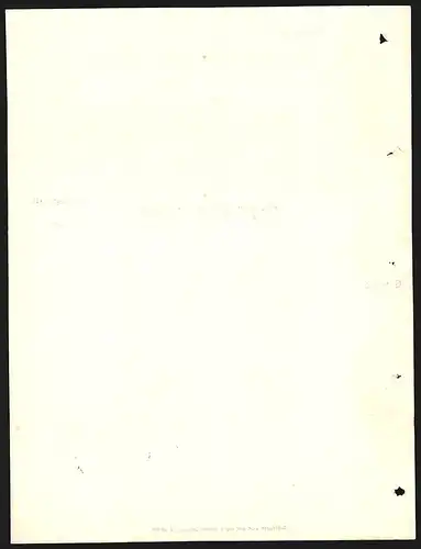 Rechnung Braunschweig 1907, Groppel, Ahrens & Stute, Süssrahm-Margarine-Fabrik, Fabrikgelände mit Gleisanlage